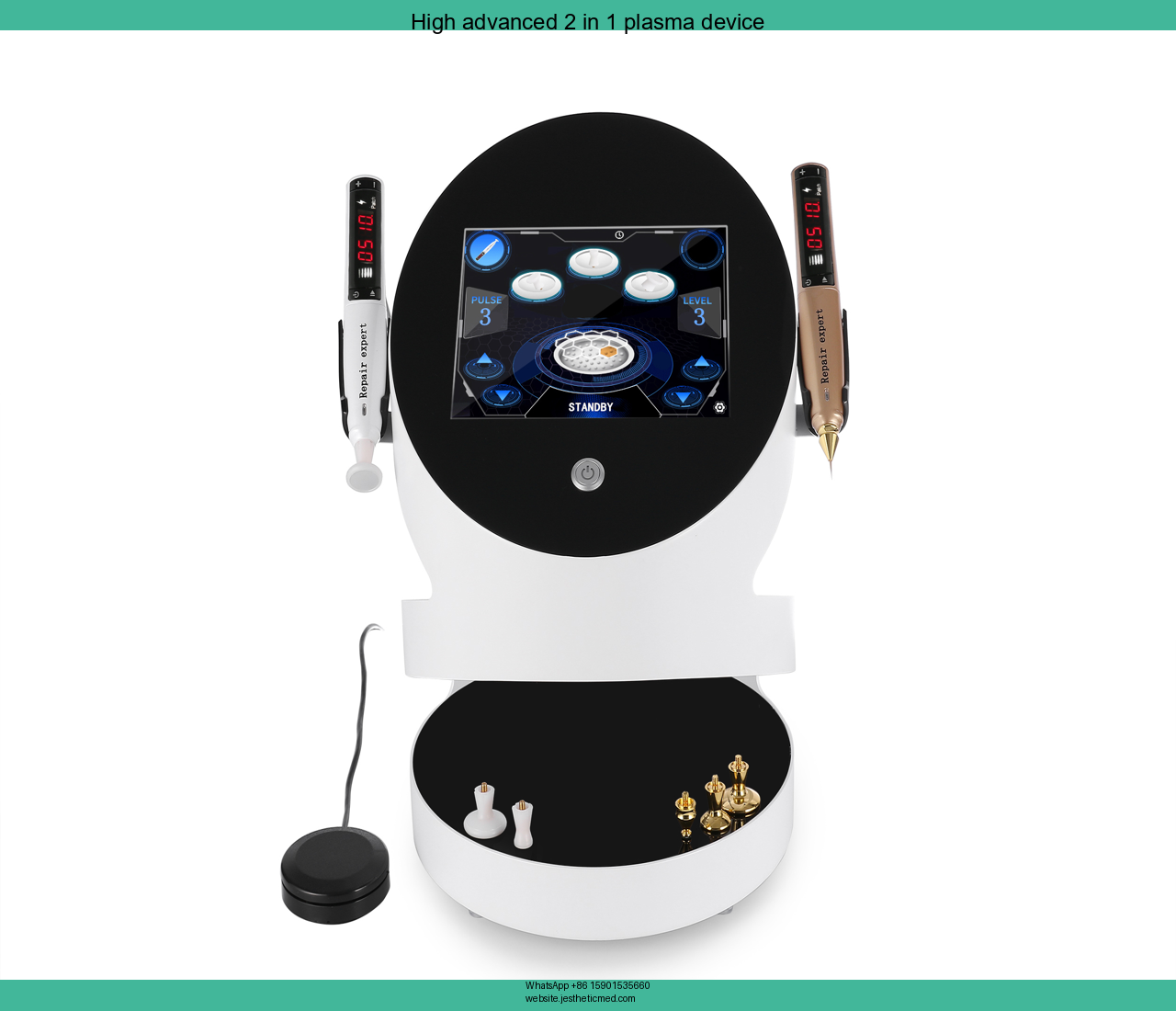 High Advanced 2 in 1 Flash Plasma+Ozone Plasma Technology