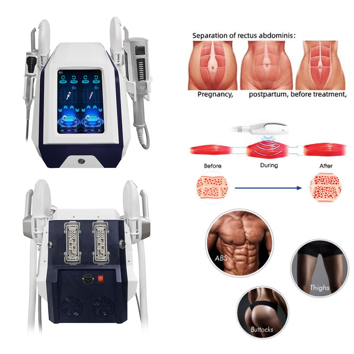 EMS Inner Ball Roller 2 in 1 Body Contouring Machine image 5