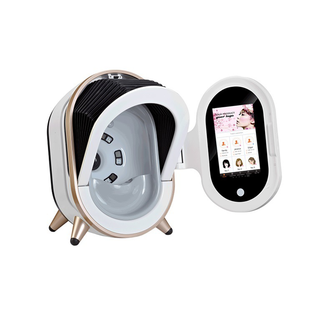 M9 Magic Mirror Skin Analyzer — AI-Powered 10-Factor Skin Detection with RGB, UV & PL Imaging