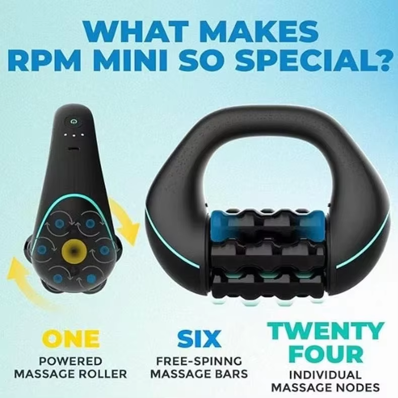 Cordless Automatic Massager Smart Muscle Recovery Roller Deep Tissue Massage Machine Percussive Electric Massage Roller