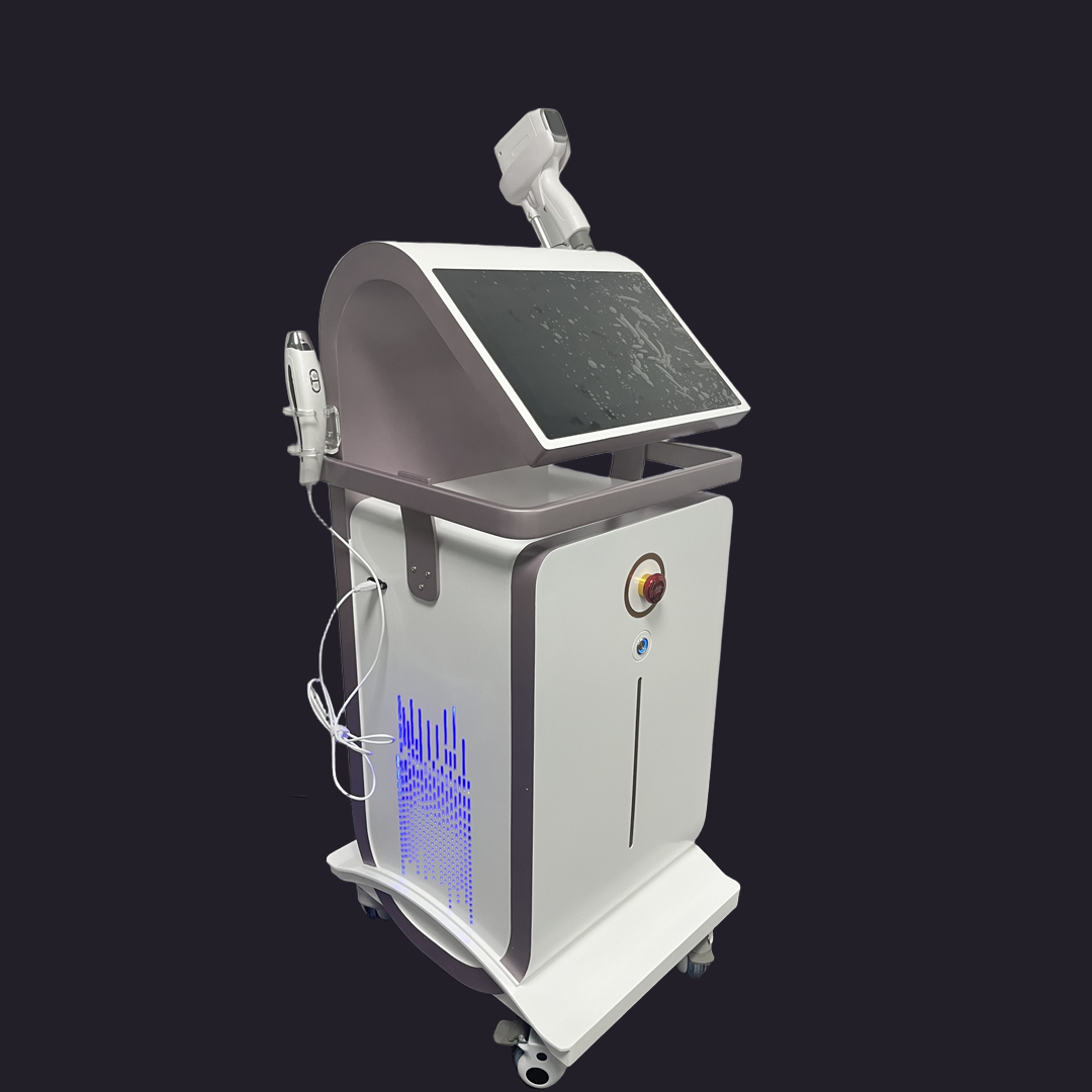 Diode Laser (4 Wavelengths, 3-4 Flexible Spot Sizes) + Skin Analysis Device