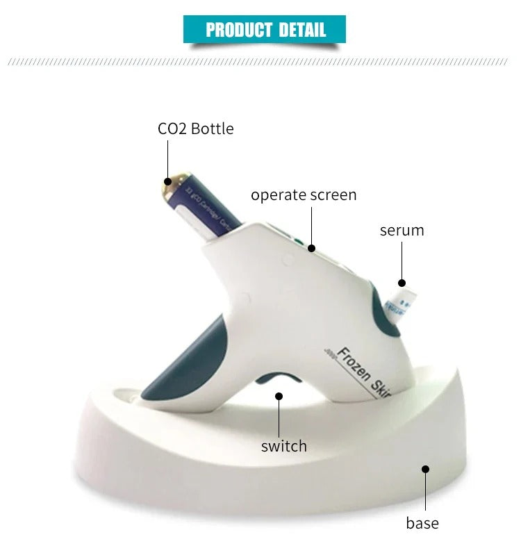 Meso Gun Cryo Cool Co2 Lifting Anti Aging Serum Frozen skin Gun Injector cool lift mesotherapy gun mesogun skin care Machine image 4