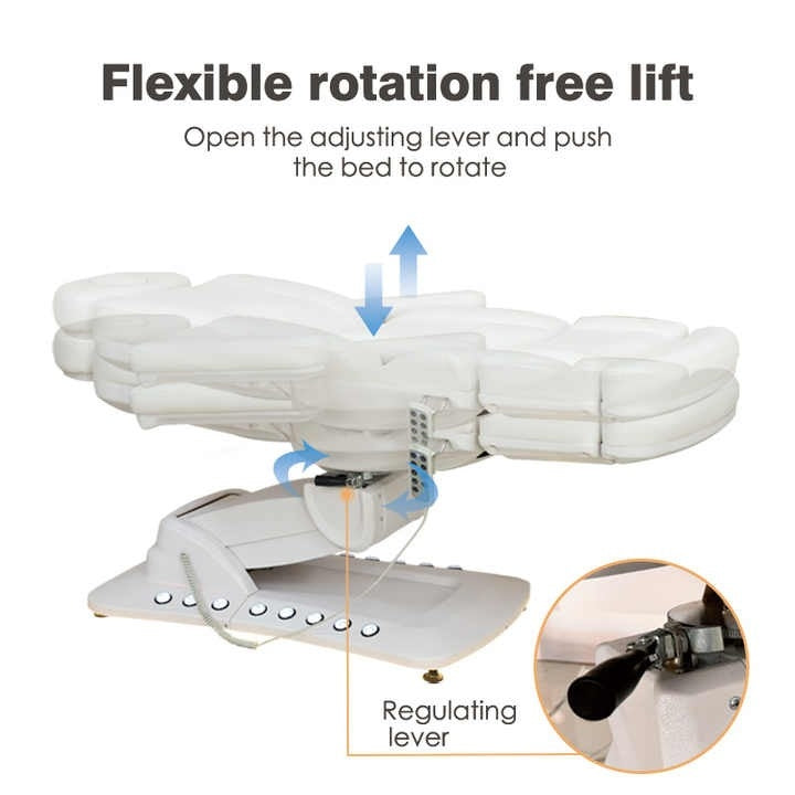 Hot Sale 3/4 Motors Electric Treatment Bed with Foot Control image 1