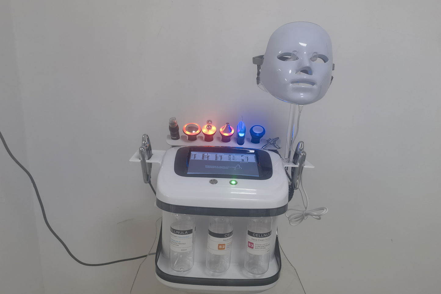 11 In 1 Hydro Facial Skin Aqua Peel Cleansing/Glow With The Skin Analyzer Device