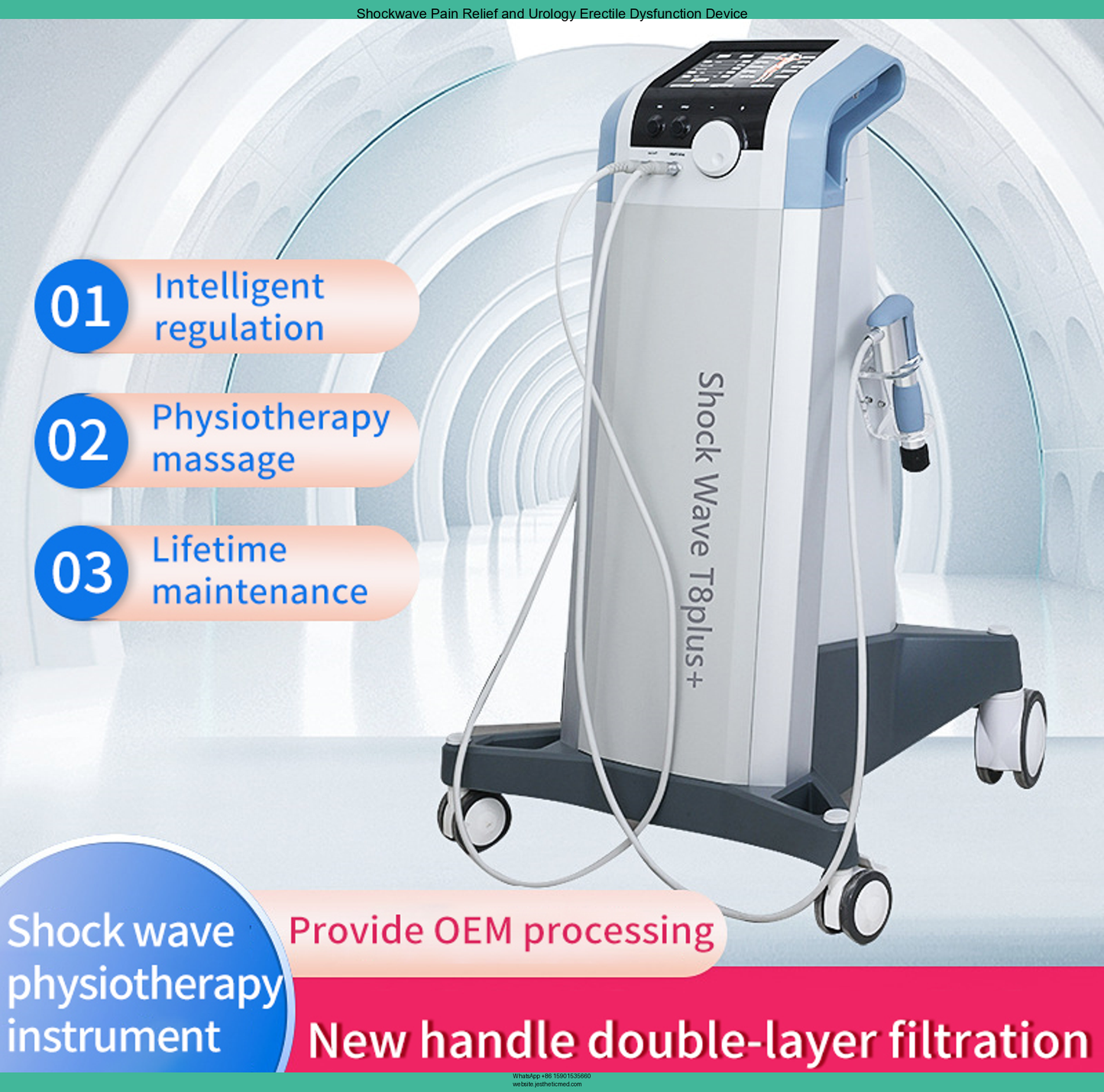 Urology Erectile Dysfunction Shock Wave Therapy EDSWT BS-SWT6000 ShockWave Therapy Equiment for ED image 0