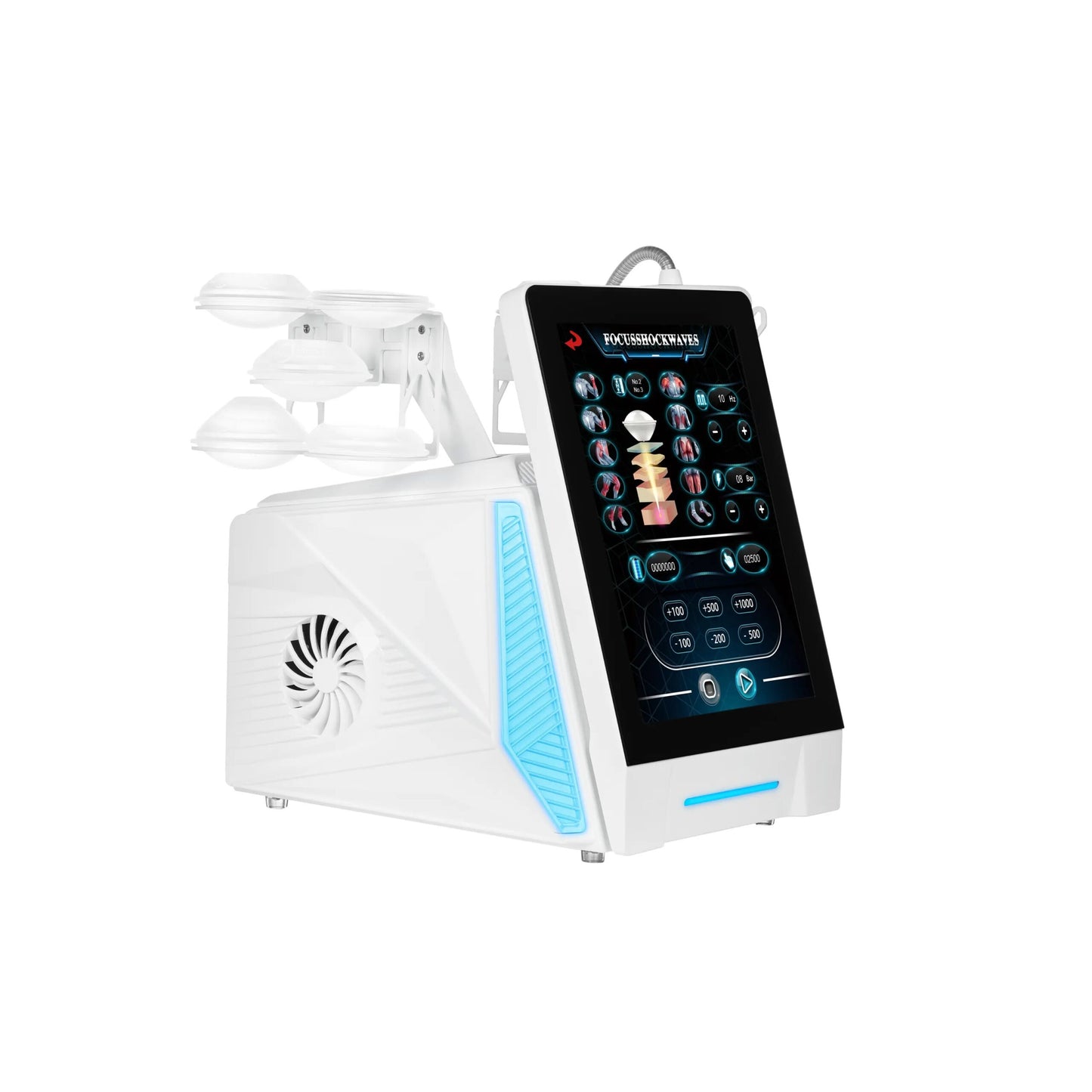 ESWT Focused Shockwave for Pain Relief Physiotherapy Focus Shockwave Machine image 2