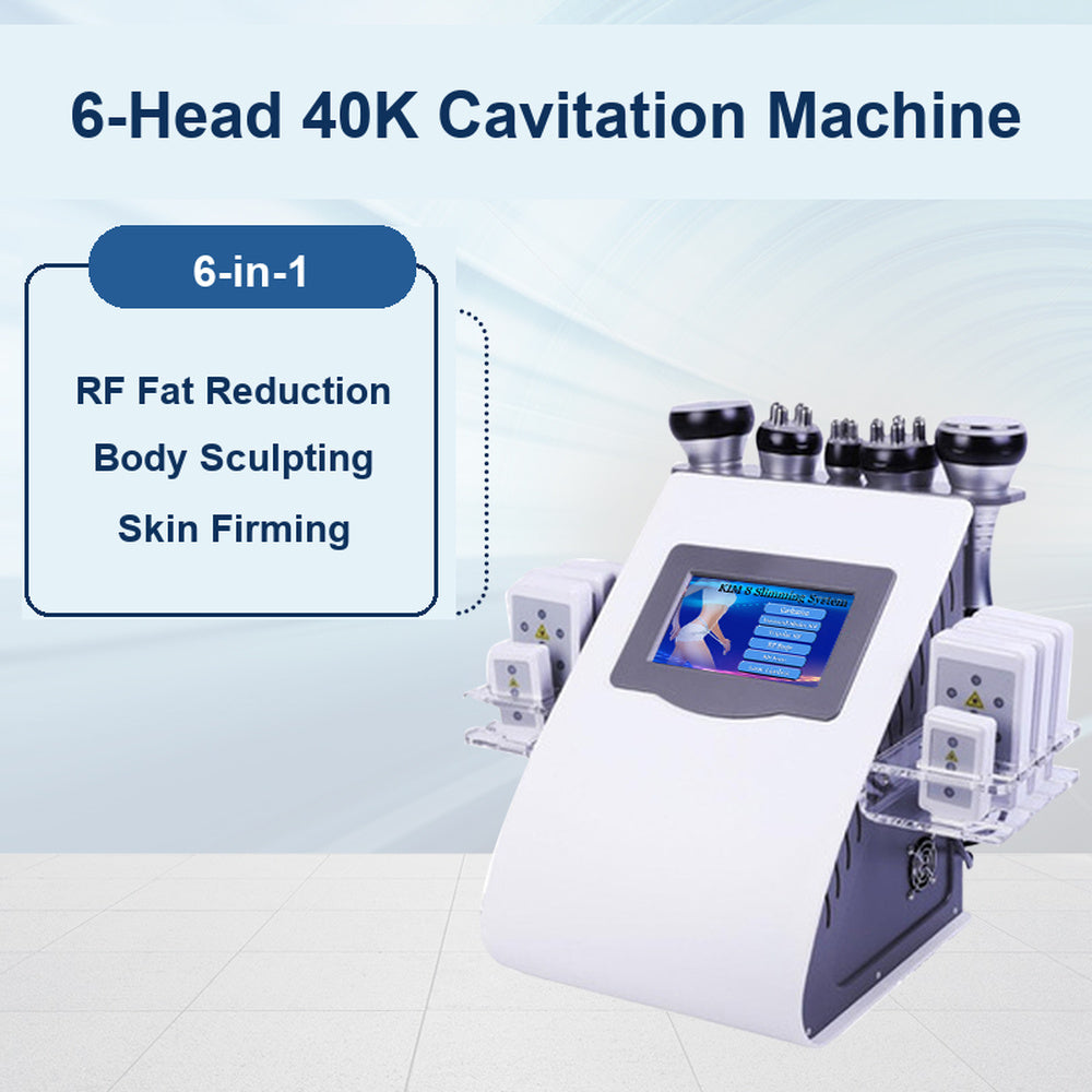 6-in-1 40K Cavitation RF Weight Loss & Body Contouring Machine