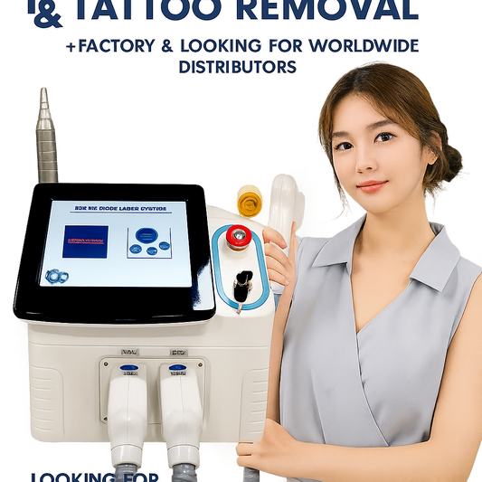 2 in 1 Laser Hair Removal and ND YAG Tattoo Removal Laser