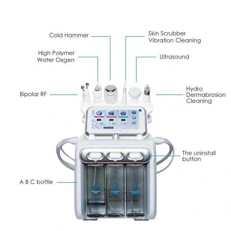 4th Gen Hydro Dermabrasion Facial Machine 6 in 1