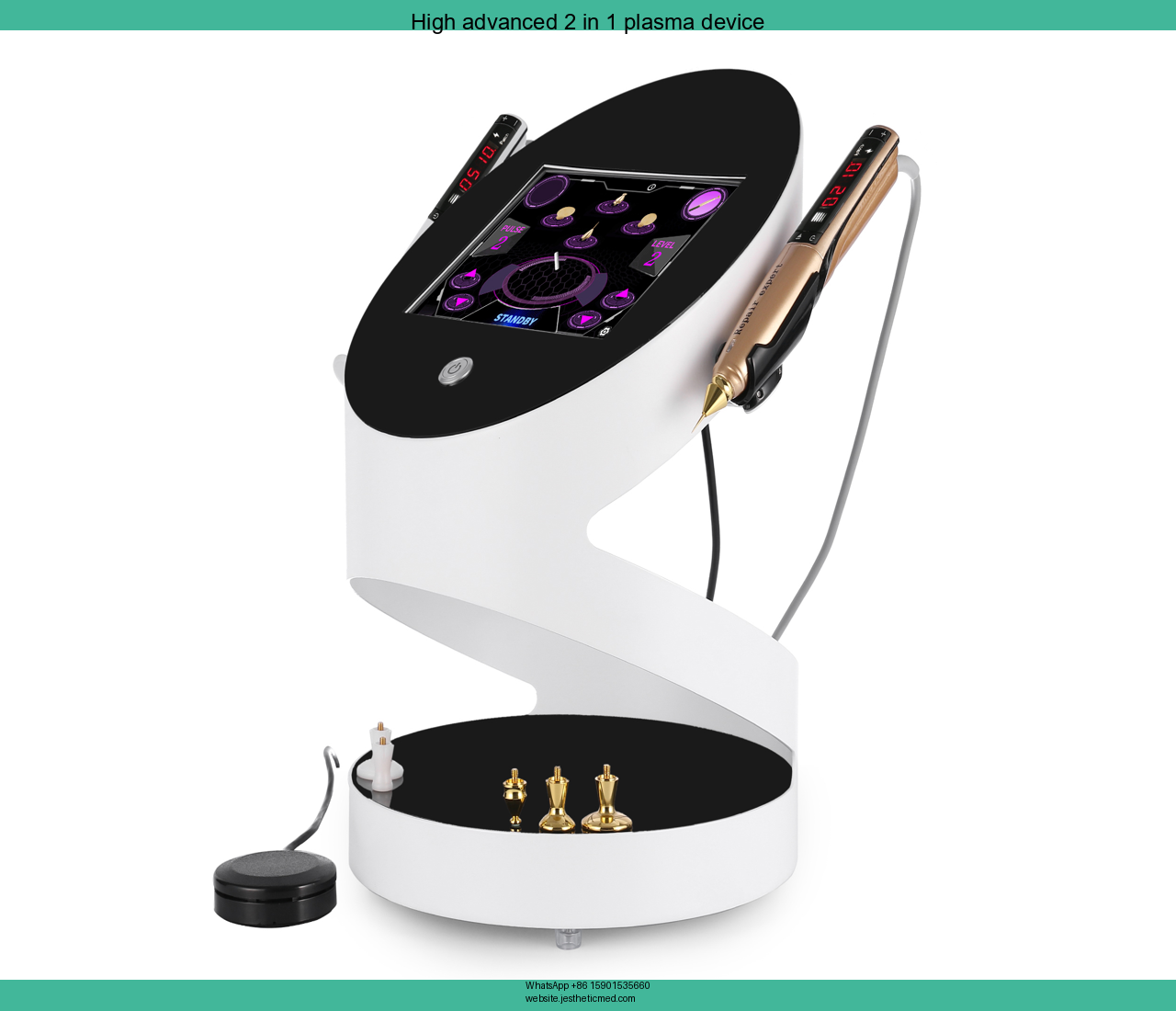 High Advanced 2 in 1 Flash Plasma+Ozone Plasma Technology