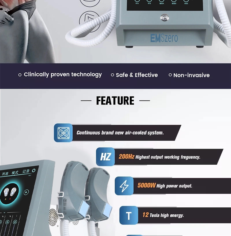 Portable 4 Handles EMS Body Sculpt Body Contouring Slimming Device image 5