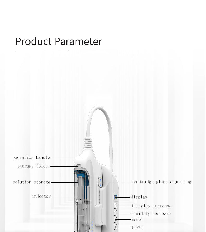 Facial Care Nutrition Face Lightening Rejuvenation Hy-Dra-Skinboosters Meso Gun