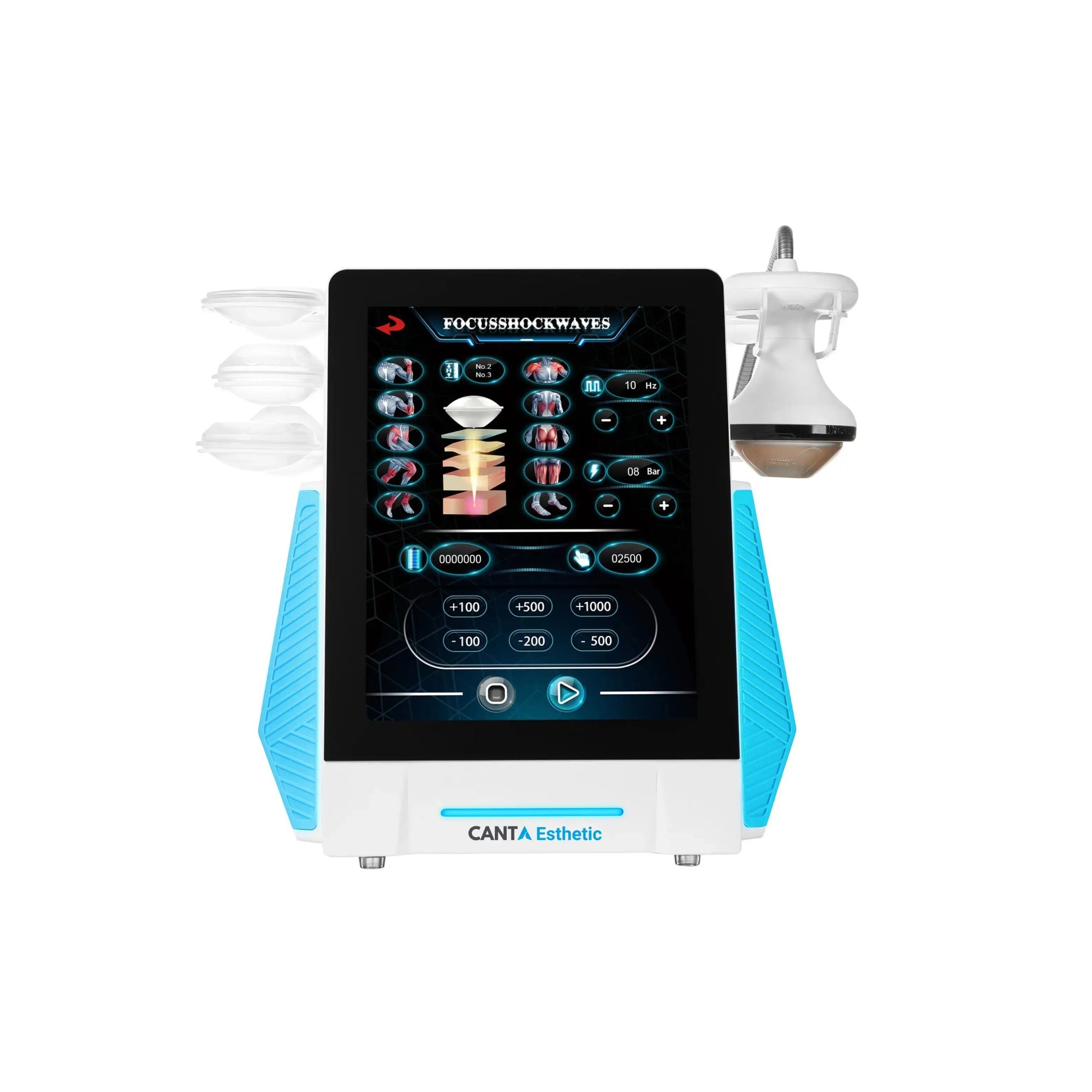 ESWT Focused Shockwave for Pain Relief Physiotherapy Focus Shockwave Machine image 0
