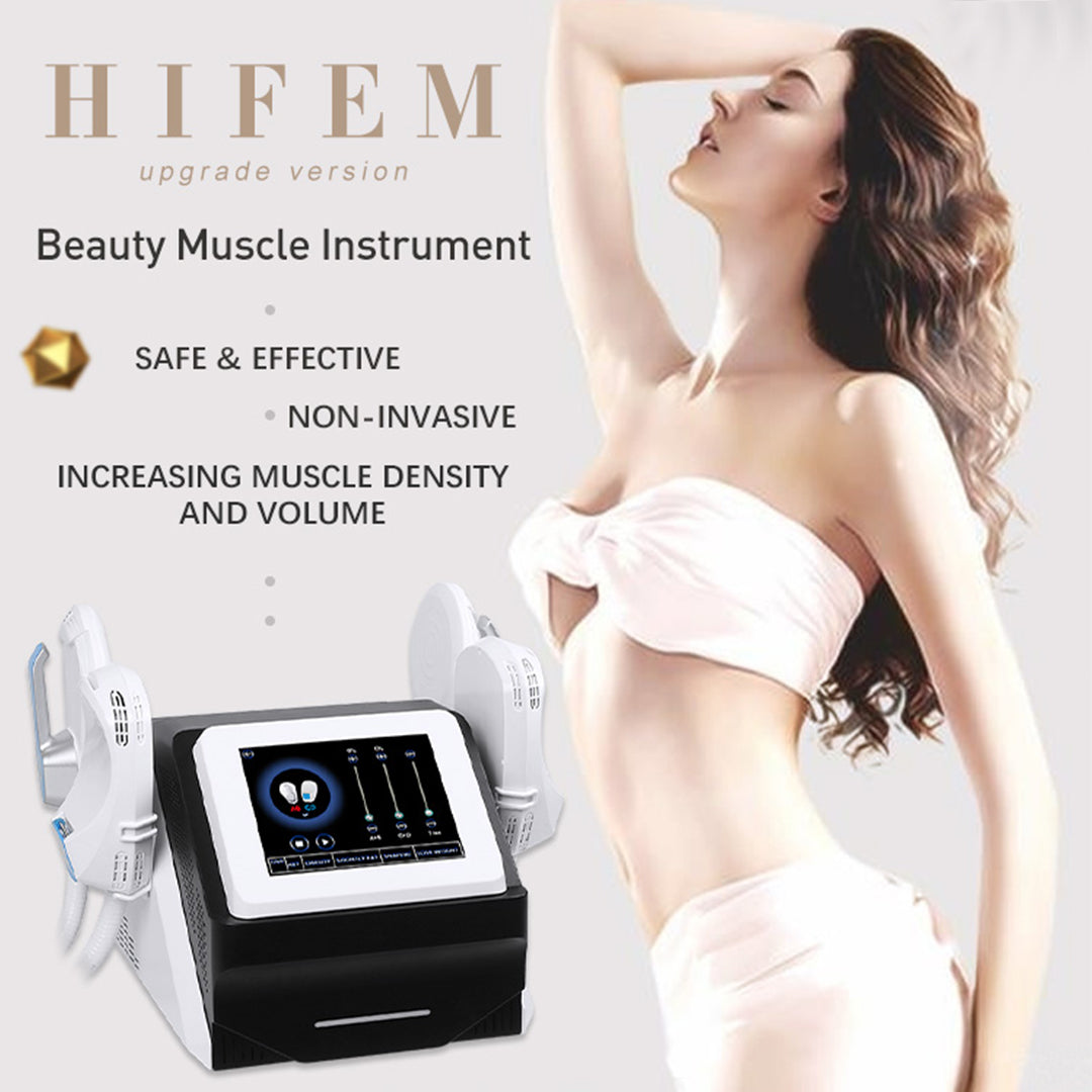 Portable EMS Body Sculpt RF 4 Handles Slimming Body Shape Professional Device image 4