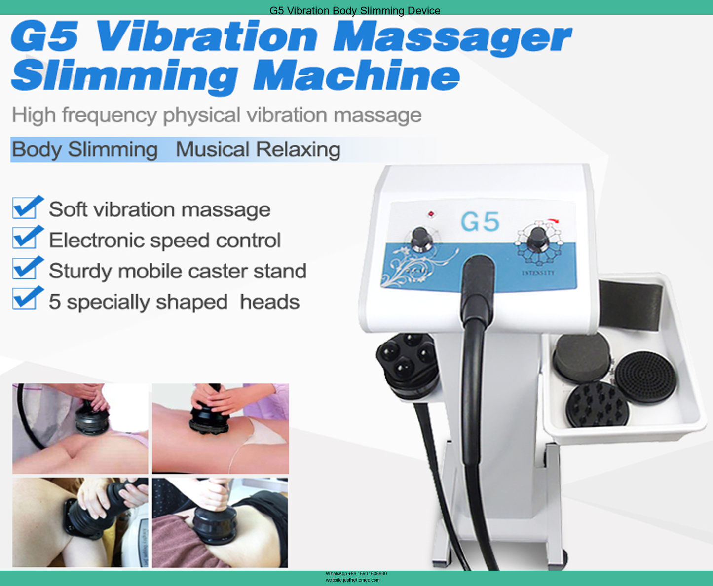 G5 G8 Body Massage Vibrating Body Massager Device image 1