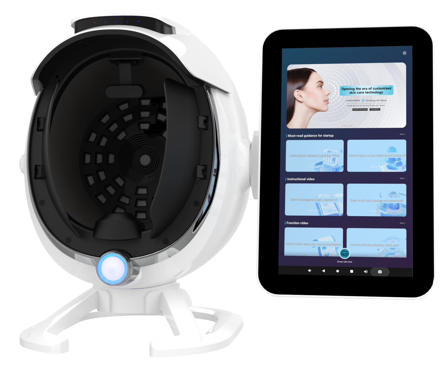 Bitimoji With Scalp Analyzer AI Intelligent Skin Tester A6 image 1