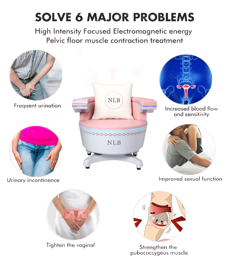 EMS Pelvic Floor Dysfunction, Urinary incontinence Treatment and Strengthening Chair image 1