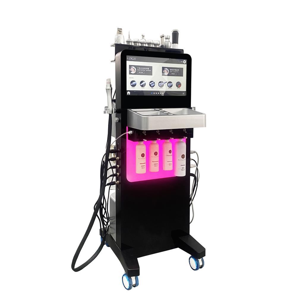Multifunctional Hydrodermabrasion & Skin Rejuvenation System — 4-Bottle Aqua Peel, RF, Oxygen & Ultrasonic Therapy