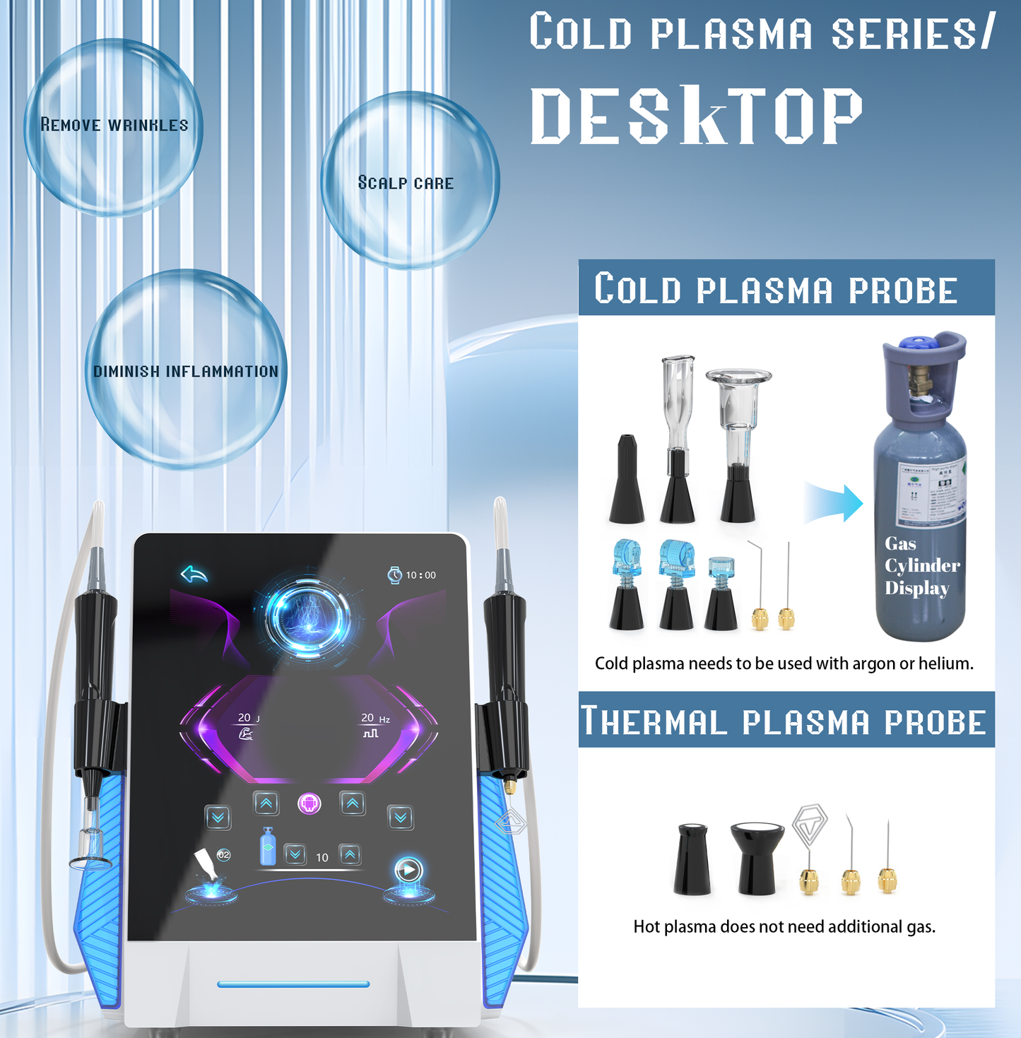 ColdPlasma Machine - Advanced Skin Rejuvenation & Healing Technology