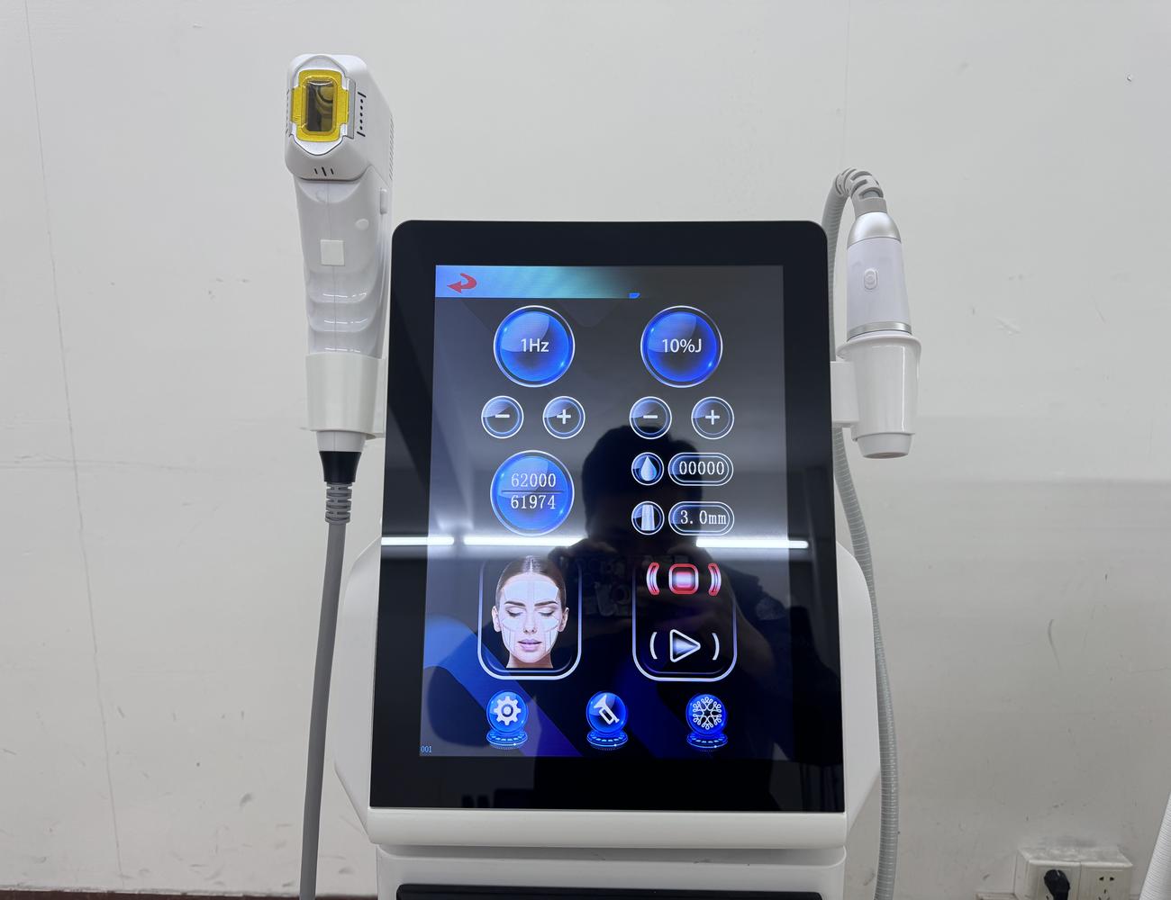 HIFU multi row + HIFU single point