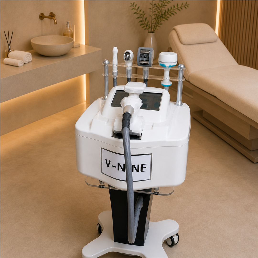 JM-V9 Contour 5-in-1 Vacuum Roller RF & 40kHz Cavitation Body Shaping Machine