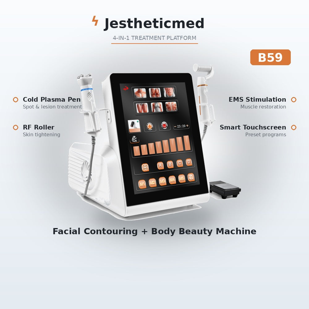 Aesthetic Cold Plasma Pen Roller Spot Treatment Deep Dermal Remodeling Eyelid Lifting Beauty Machine Ems Rf Muscle Restoration Facial Contouring Machine B59