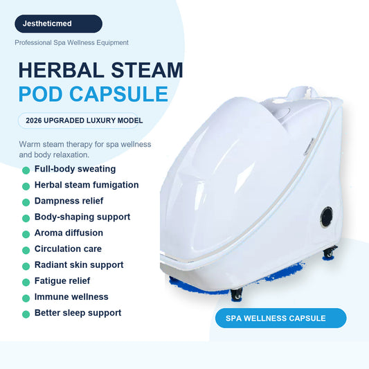 Professional Herbal Steam Sauna Capsule for Detox, Recovery & Full-Body Wellness