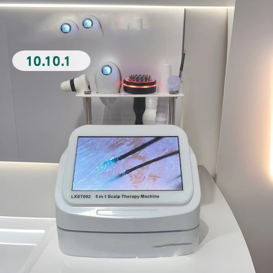 A Newest Professional Hair Scalp Care Machine Nanometer Spray Hair Therapy Machines Anti-hair Loss Scalp Massager