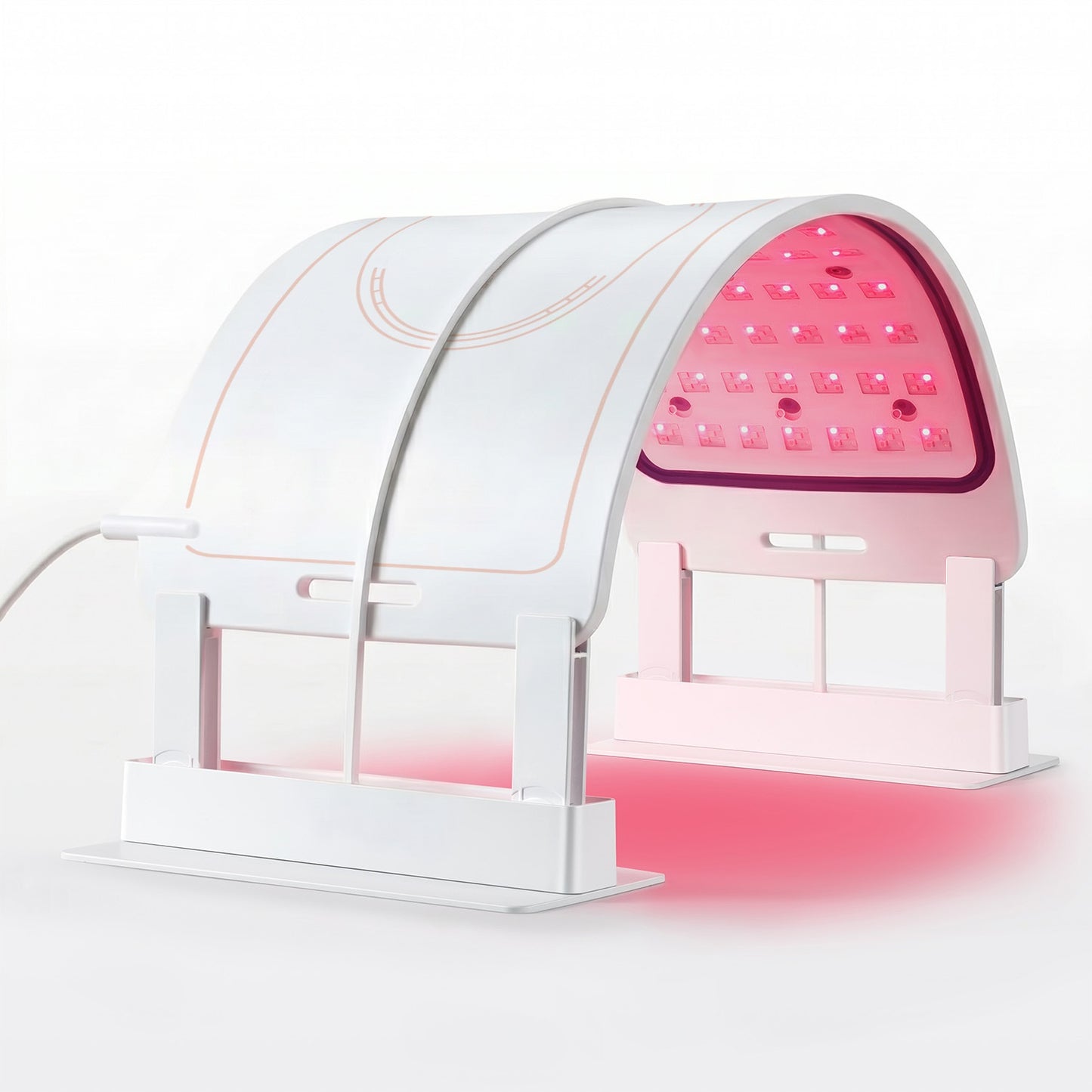 jesttheitcmed SPECTRA LED LightTherapy Panel - 5-Wavelength Red650nm Blue 460nm Green 525nm Amber590nm Near-Infrared 940nm, FullFace & Body Photon Panel, Medical-Grade Silicone, Portable HomeDevice