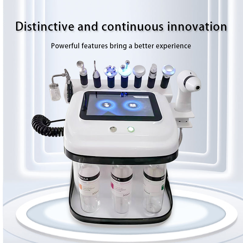 10 in 1 hydro facial skin aqua peel cleansing/glow device