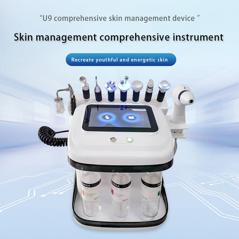 11 In 1 Hydro Facial Skin Aqua Peel Cleansing/Glow With The Skin Analyzer Device