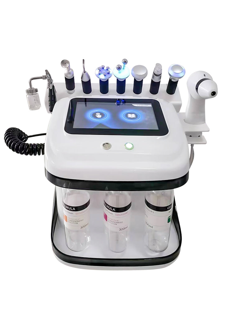 11 In 1 Hydro Facial Skin Aqua Peel Cleansing/Glow With The Skin Analyzer Device