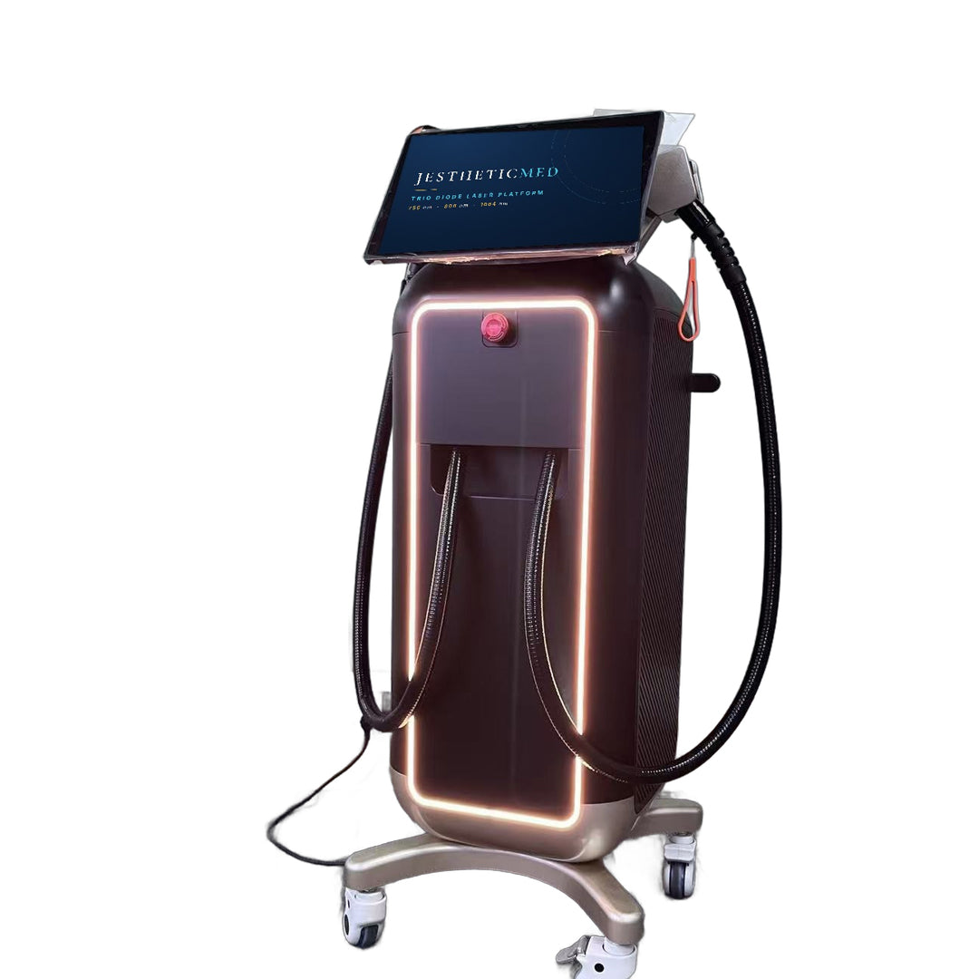 XZ-SM118 Professional 2-in-1 Dual-Handle Diode Laser Hair Removal Machine with 15.6″ Touchscreen
