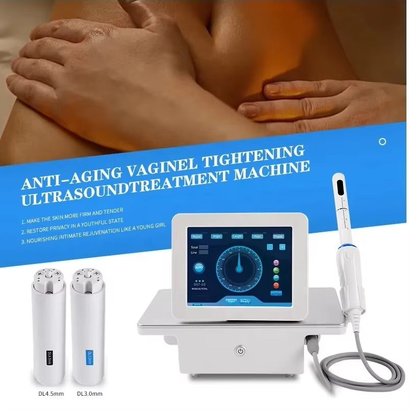 New Women HIFU Vaginal Tightening Machine With 4.5mm, 3.0mm Cartridges For Female Vagina lifting Rejuvenation image 3