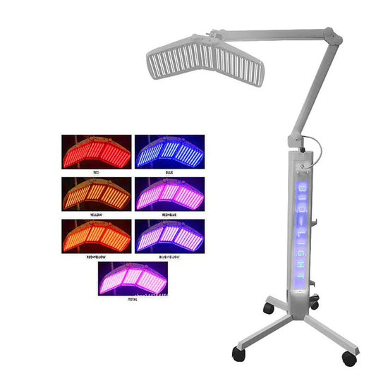 Professional Bio Light LED Skin Therapy System Photon PDT Led Light Machine 7 Colors Acne Face Whitening Skin Rejuvenation Light Therapy