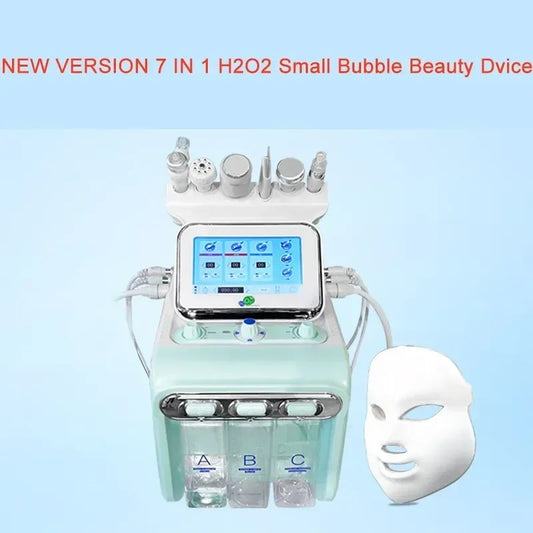 7 in 1 Professional Hydro Dermabrasion Machine New Arrival 7 In 1 H2O2 Water Oxygen Jet Peel Hydro Beauty Skin Cleansing Hydrofacial Machine Facial Machine Water Aqua Peeling
