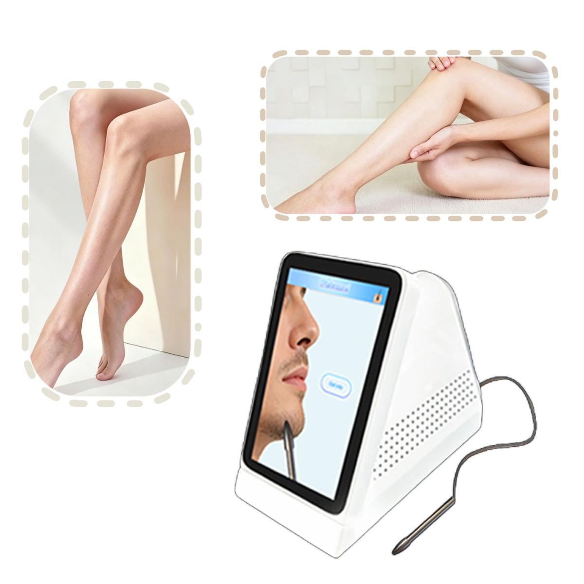 Professional Electrolysis Hair Removal Machine — Blend, Thermolysis & Galvanic | JM-EL1