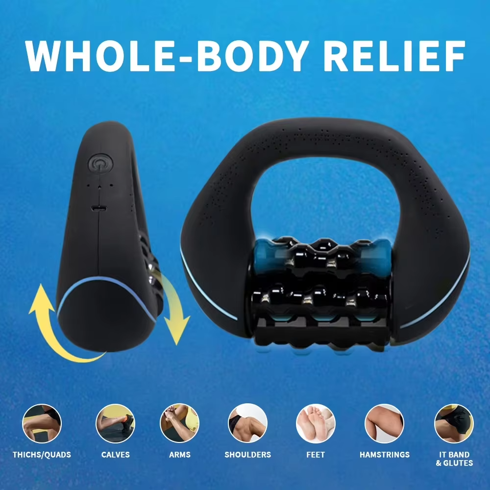 Cordless Automatic Massager Smart Muscle Recovery Roller Deep Tissue Massage Machine Percussive Electric Massage Roller