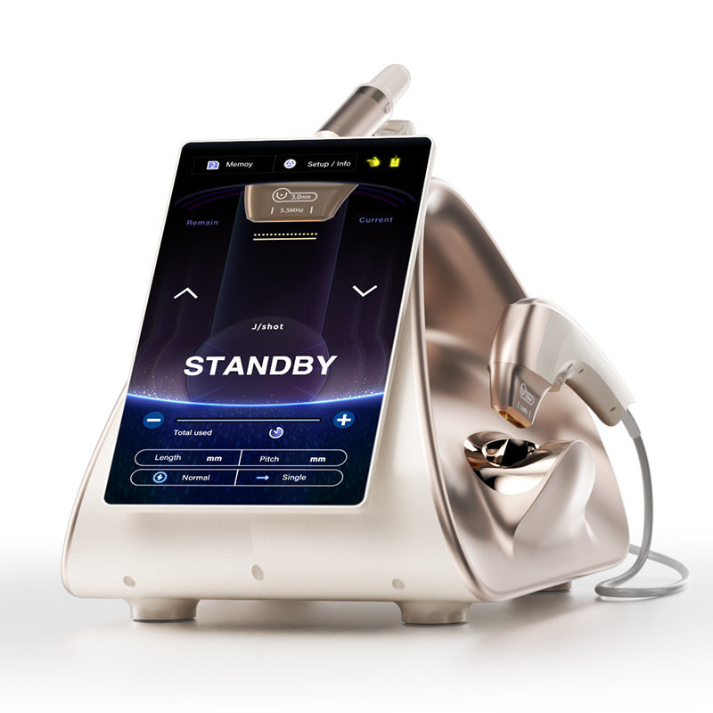 Portable 3 In 1 TT 12D HIFU Machine Facial Lifting Skin Firming Device MPTSTL Face Slimming Anti-Aging Machine With 10 Cartridges image 3