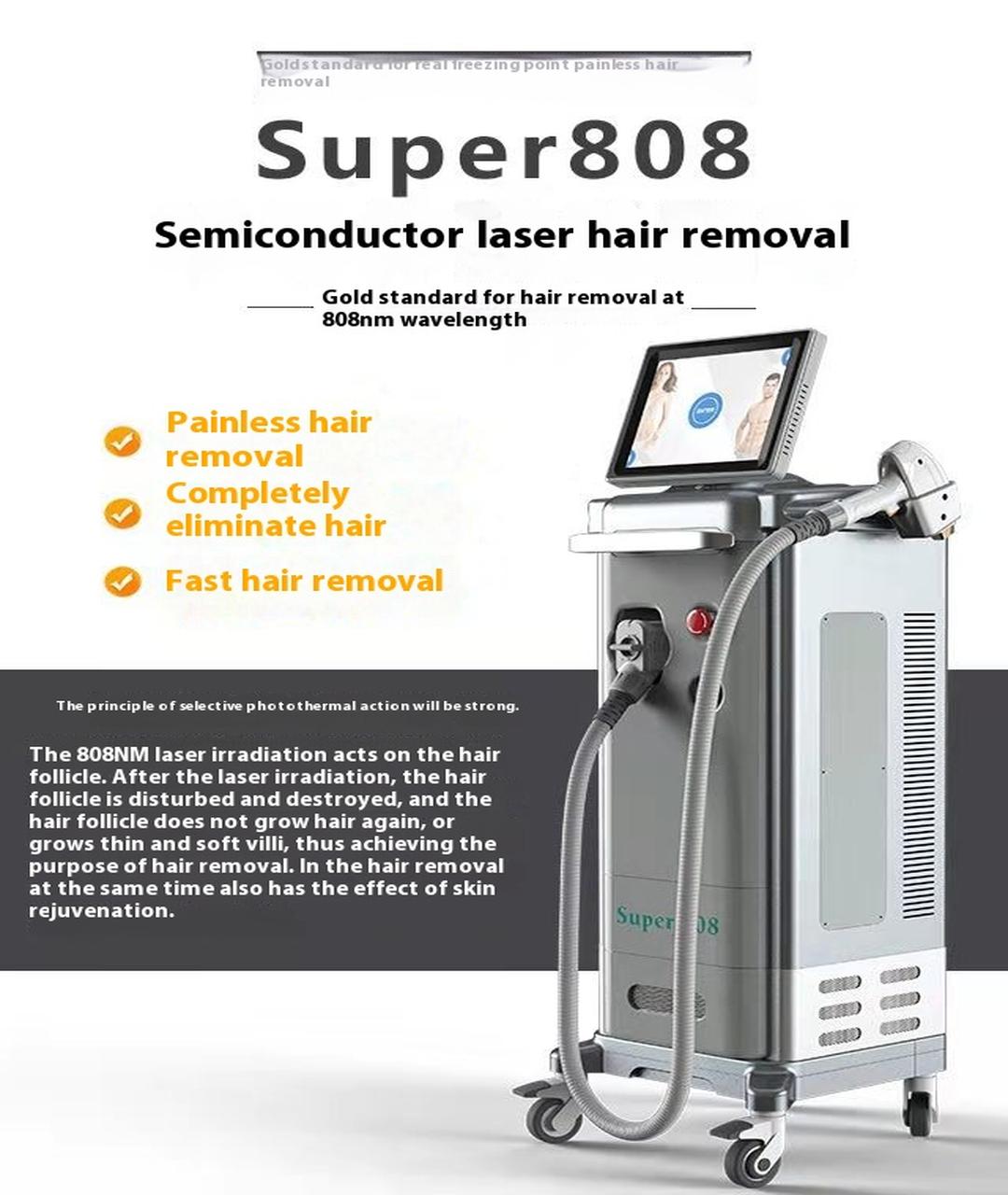 Super 808 Hair Removal Permanent Hair Removal Laser Eplilator
