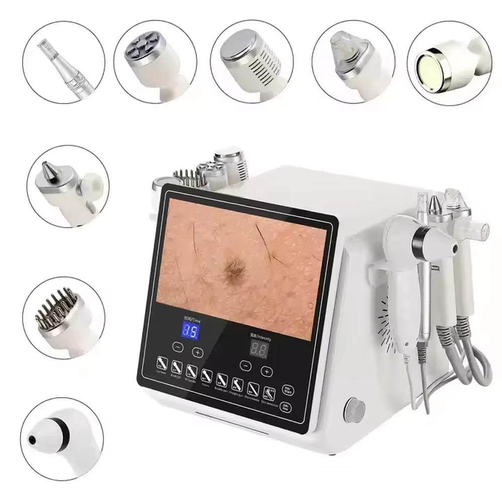 8 in 1 Facial Dermabrasion Diamond Microdermabrasion Machine for Face Lift Deep Cleansing