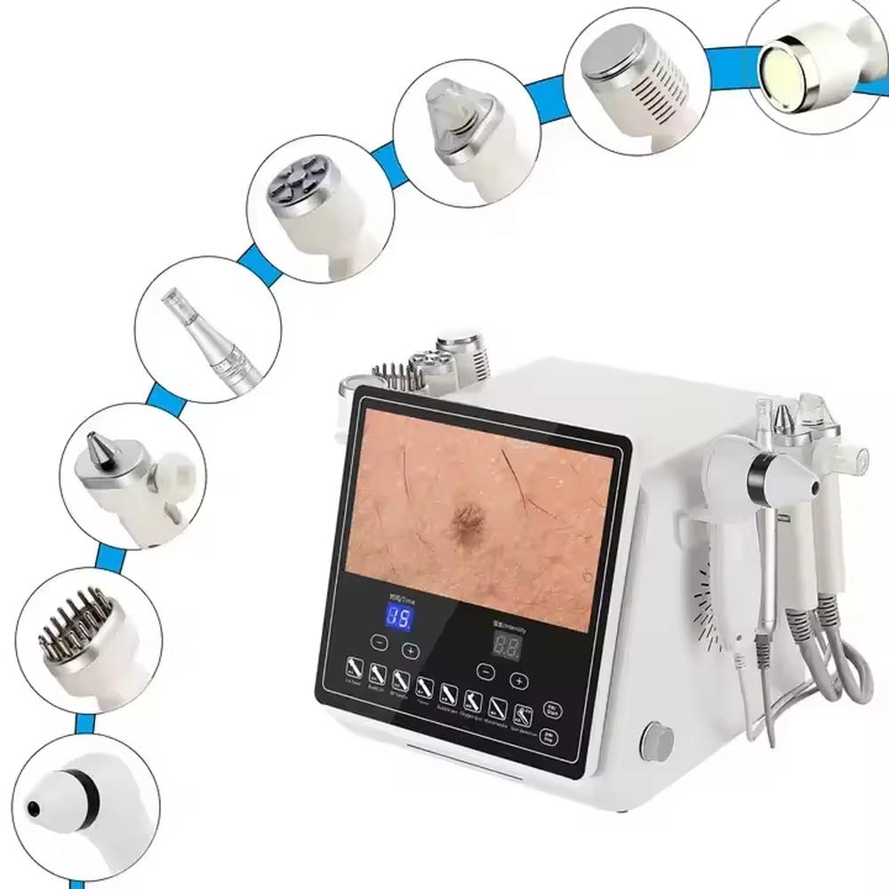 8 in 1 Facial Dermabrasion Diamond Microdermabrasion Machine for Face Lift Deep Cleansing
